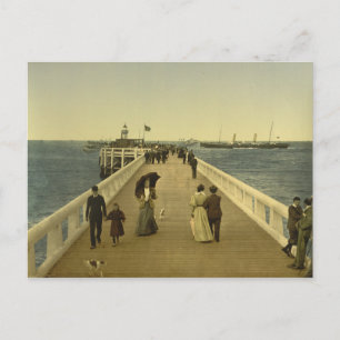 Pier at Ostend, West Flanders, Belgium Postcard