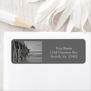 Pier by Shirley Taylor Return Address Label
