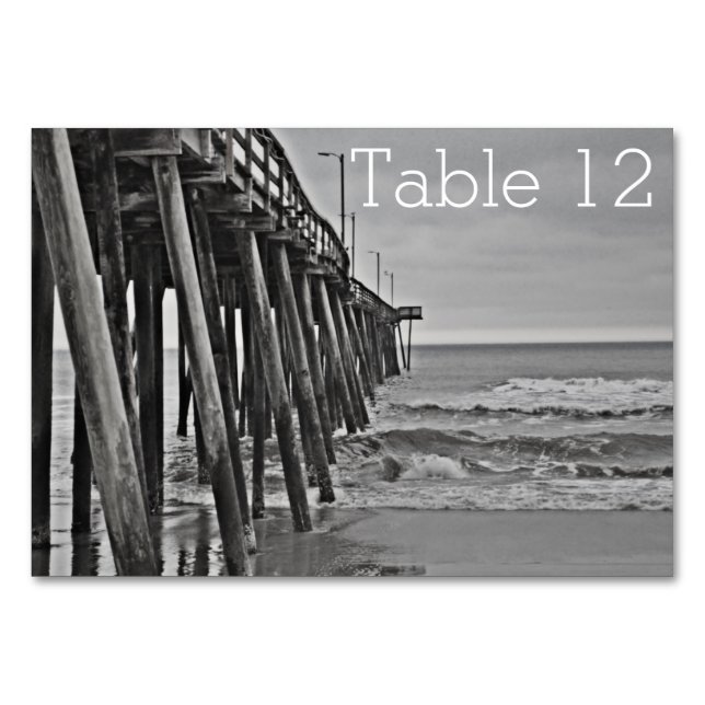 Pier by Shirley Taylor Table Number (Front)