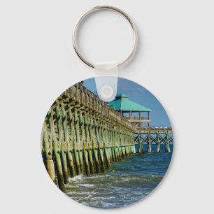 Pier Fishing Key Ring