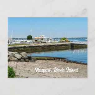 Pier in Newport Rhode Island Postcard