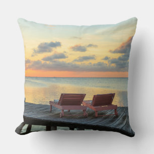 Pier overlooks the ocean, Belise Cushion