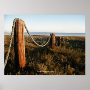 Pier Posts Poster