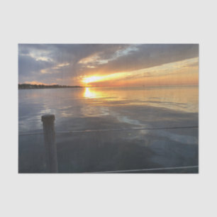 Pier Sunset Tissue Paper