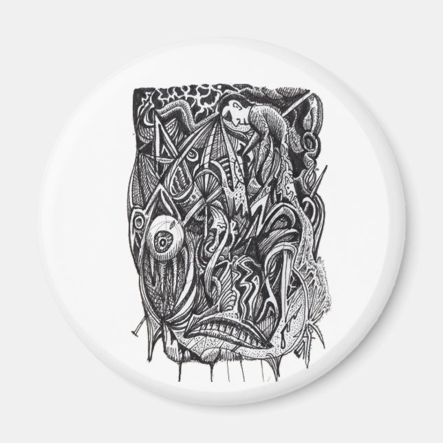 Pierced, by Brian Benson Magnet (Front)