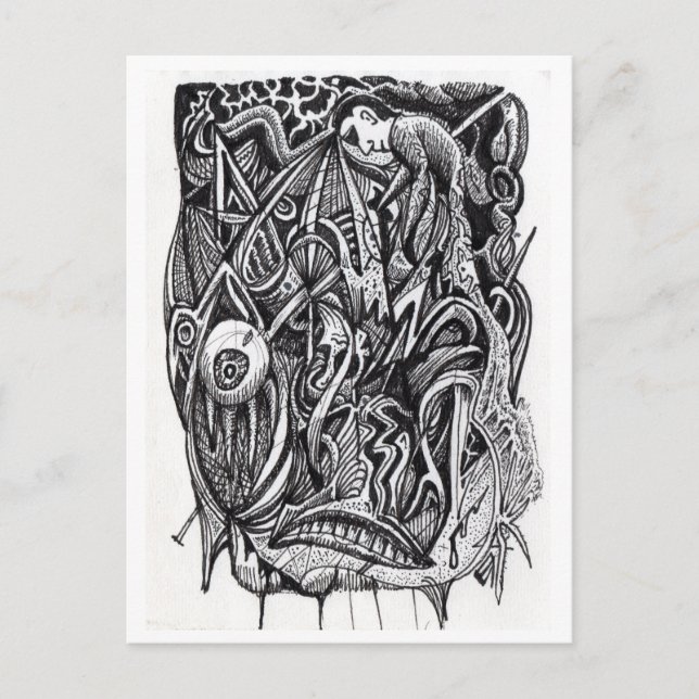 Pierced, by Brian Benson Postcard (Front)