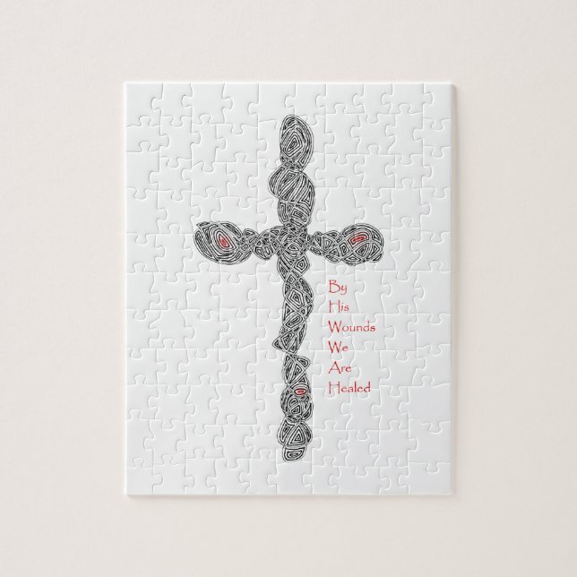 Pierced - Isaiah 53:5b Jigsaw Puzzle (Vertical)