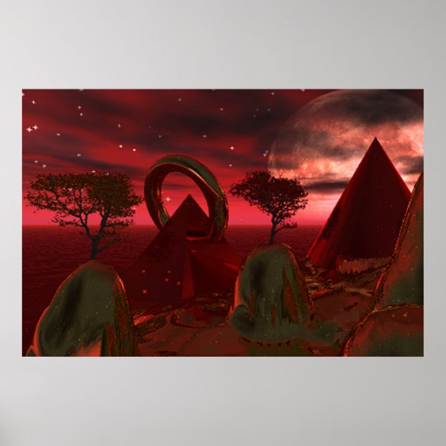 Pierced Pyramid Poster (Front)