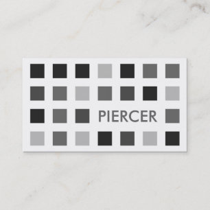 PIERCER (mod squares) Business Card