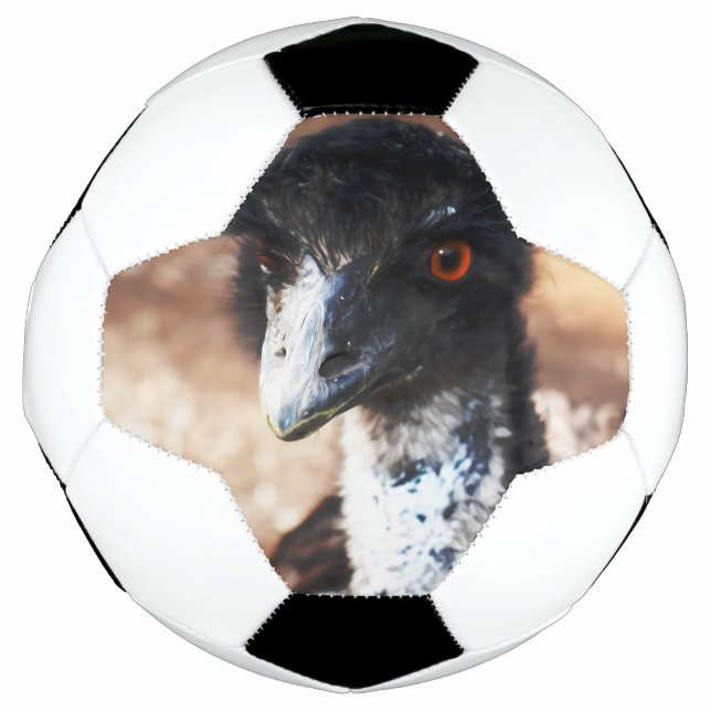 Piercing Eyes of the Outback Soccer Ball (Front)