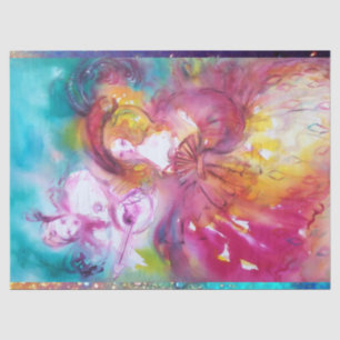 PIERO AND ARLECCHINA Venetian Carnival Watercolor Tissue Paper