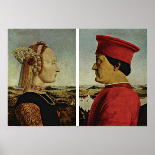 Piero della Francesca - Diptych Poster