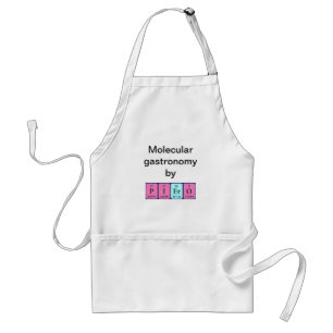 Piero periodic table name apron