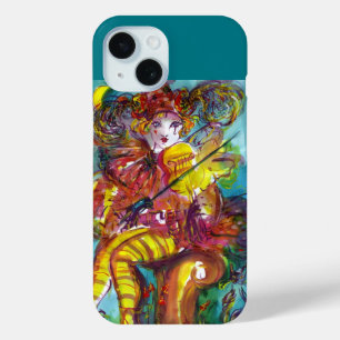 PIERO PLAYING VIOLIN / Venetian Carnival Night iPhone 15 Case