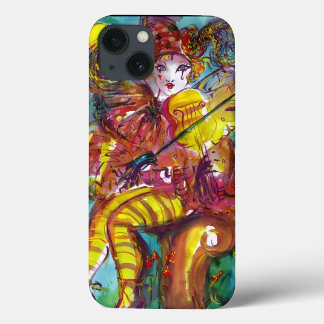 PIERO PLAYING VIOLIN / Venetian Carnival Night Case-Mate iPhone Case (Back)