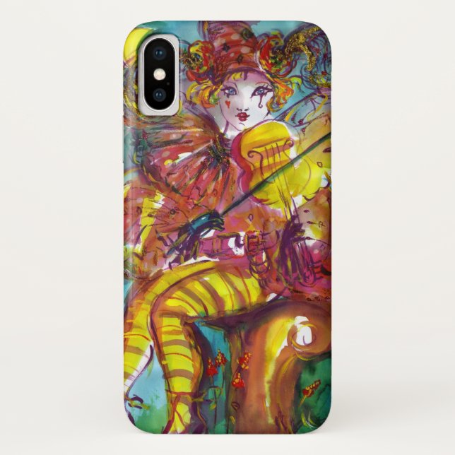 PIERO PLAYING VIOLIN / Venetian Carnival Night Case-Mate iPhone Case (Back)