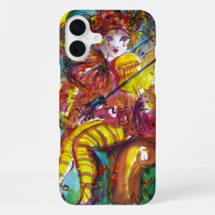 PIERO PLAYING VIOLIN / Venetian Carnival Night iPhone 16 Plus Case