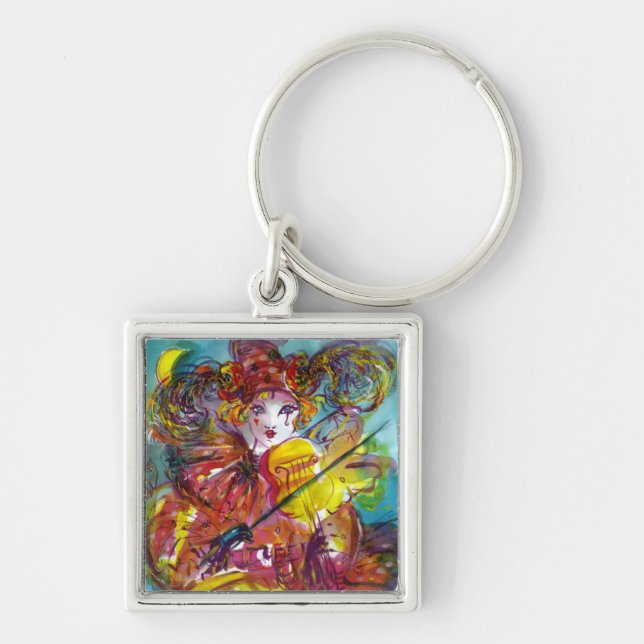 PIERO / Venetian Carnival Night Key Ring (Front)