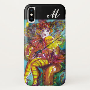 PIERO / Venetian Carnival Night Monogram iPhone X Case