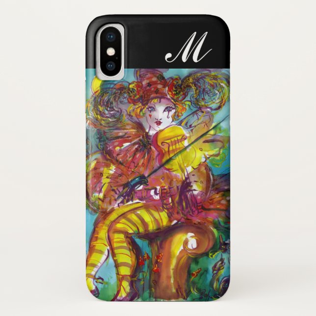 PIERO / Venetian Carnival Night Monogram Case-Mate iPhone Case (Back)