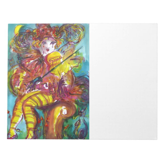 PIERO / Venetian Carnival Night Notepad (Front)