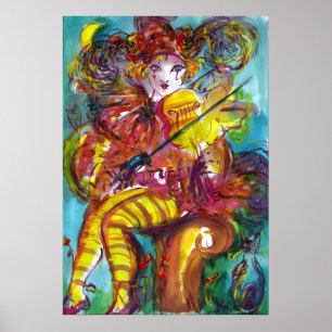 PIERO/ Venetian Carnival Night Poster