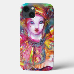 PIERO WITH CAT / Venetian Masquerade Masks iPhone 13 Case
