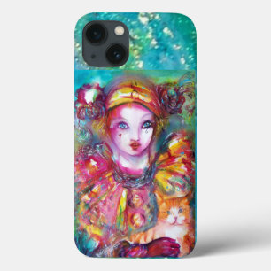 PIERO WITH CAT Venetian Masquerade Masks iPhone 13 Case