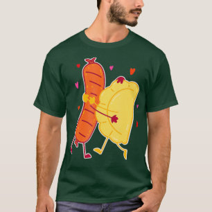 Pierogi And Kielbasa Polish Food I Funny Food T-Shirt