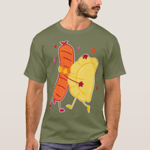 Pierogi And Kielbasa Polish Food I Funny Food T-Shirt