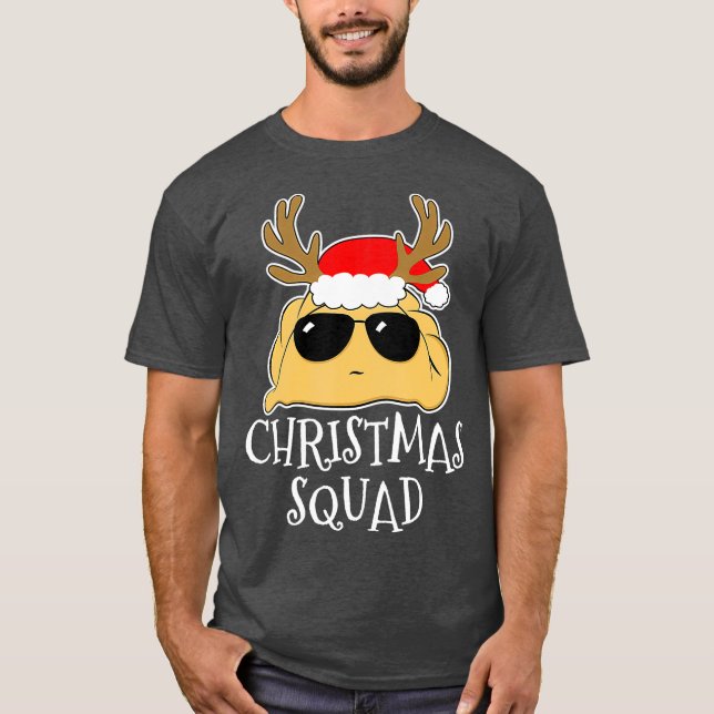 Pierogi Christmas Squad Poland T-Shirt (Front)