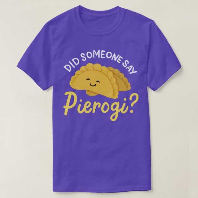 Pierogi Kielbasa Polish Poland Kawaii T-Shirt (Design Front)