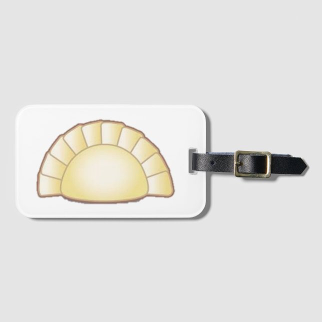 Pierogi Luggage Tag (Front Horizontal)