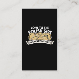 Pierogi Maker polish Foodie Poland Noodles Business Card
