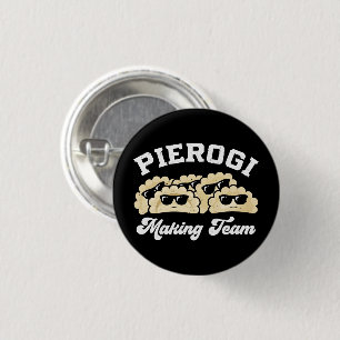Pierogi Making Team Pierogi Maker Food Polish 3 Cm Round Badge