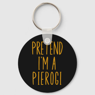 Pierogi Polska Poland Funny Food Dumpling Hallowee Key Ring