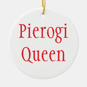 "Pierogi Queen - Merry Christmas 2024" Ornament