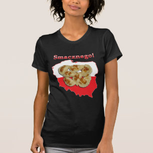 Pierogi Smacznego Polish Map T-Shirt