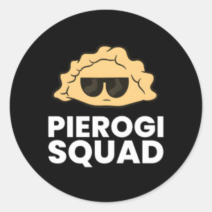 Pierogi Squad Poland Pierogi Classic Round Sticker