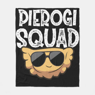 Pierogi Squad Polish Food Poland Funny Fleece Blanket