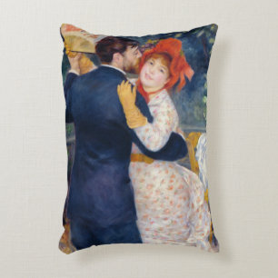 Pierre A Renoir   A Dance in the Country Decorative Cushion