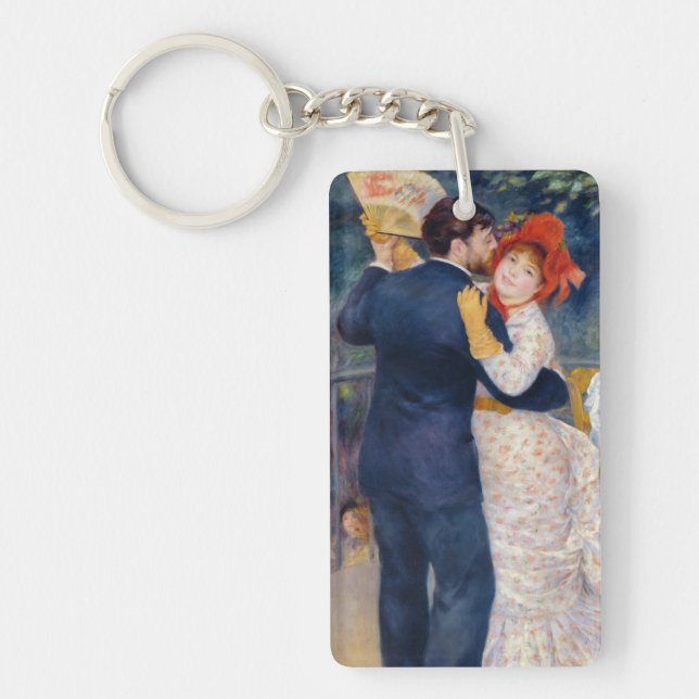Pierre A Renoir | A Dance in the Country Key Ring (Front)