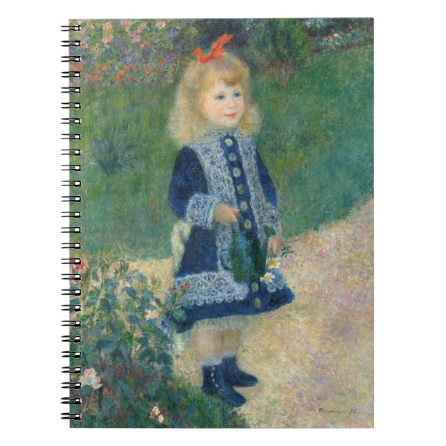 Pierre A Renoir | A Girl with a Watering Can Notebook (Front)
