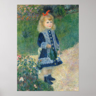 Pierre A Renoir   A Girl with a Watering Can Poster
