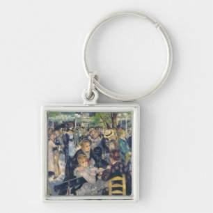 Pierre A Renoir   Ball at the Moulin de la Galette Key Ring