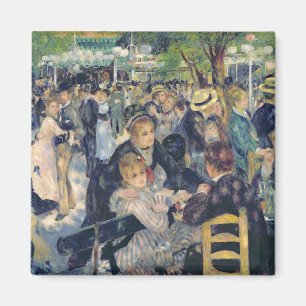 Pierre A Renoir Ball at the Moulin de la Galette Magnet