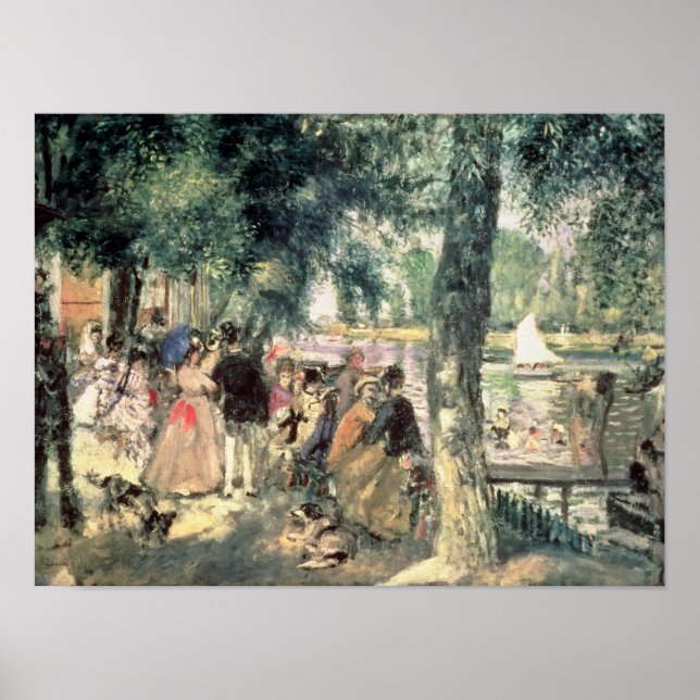 Pierre A Renoir | Bathing on the Seine  Poster (Front)