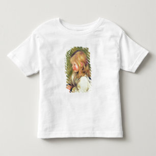 Pierre A Renoir Child in a White Shirt Reading