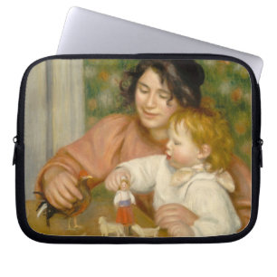 Pierre A Renoir Child with Toys Laptop Sleeve