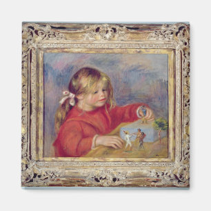 Pierre A Renoir Claude Renoir at Play Magnet